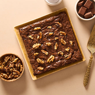 Belgian Walnut Brownie